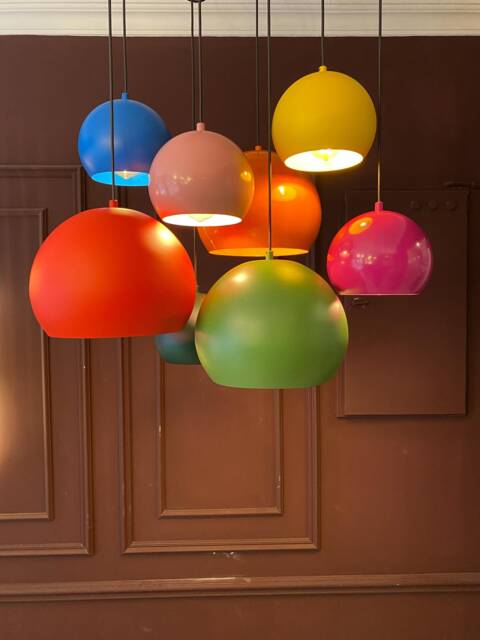 Colourful Pendant Lamp, Modern Minimalist Pendant, Decorative Lighting, Rainbow Decoration, Gift For Kids - image 1