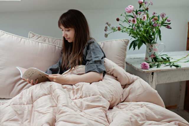Elegant Pink Wool Duvet King - Master Bedroom Decor For Winter - Us Duty Paid - image 1
