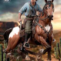 The Dying West - Western Cowboy Outlaw Gunslinger Arthur Morgan Resin Figure 16K - thumbnail 2