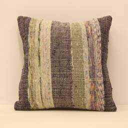 Ethnic Pillow 16x16 Inch - 40x40 cm Decorative Boho Interior Design Retro Home Decor Pillowcover Natural Dyekilim Cushion 4Kf-275