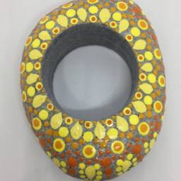 Mandalastein As A Light-Dots Yellow Orange - thumbnail 3