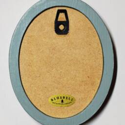 Beatrix Potter Oval Wooden Framed Nursery Picture, Wall Hanging, Home Decor, Jemima Sitting On Nest - thumbnail 2