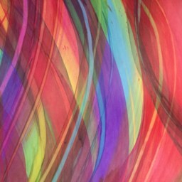 Alcohol Ink Art, Painting, Wall Original Abstract Abstract, Home Decor, Rainbow - thumbnail 2