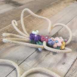 Knitted Wire Butterflies. Custom Colours Bedroom, Nursery Wall Decor, Or Gift - thumbnail 4