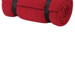 Custom Monogram Fleece Blanket - Personalized Camping Gift With Embroidered & Strap Customized - thumbnail 3