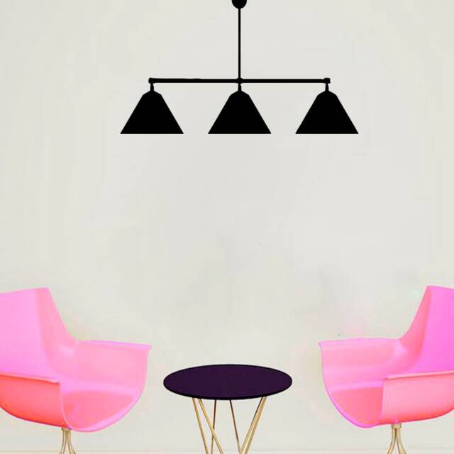 Chandelier Wall Decal Removable Vinyl Home Decor 1812 - image 1