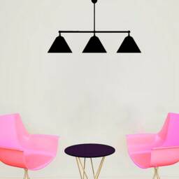 Chandelier Wall Decal Removable Vinyl Home Decor 1812 - thumbnail 1