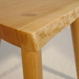 Naturalist Stool Made From Locally Harvested Wild Black Cherry - thumbnail 4