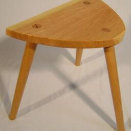 Naturalist Stool Made From Locally Harvested Wild Black Cherry - thumbnail 3