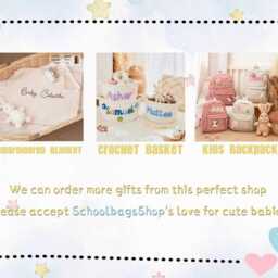 Custom Embroidered Baby Blanket With Name & Font Options, Soft Cotton Keepsake For Newborn Shower Gifts - thumbnail 2