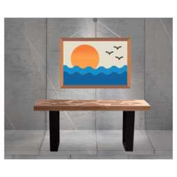 Mudroom Bench, Hallway Entryway Bench. Modern Design. Solid Wood - thumbnail 4