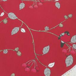 Red Robins Swedish Christmas Xmas Tree Skirt Holiday Decor Ornament - thumbnail 3