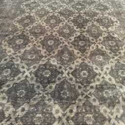 Antique Handmade Brown Huge Rug 7x9, Muted Wool Rug, Earth Tone Area Living Room Neutral Oriental Natural Dyes - thumbnail 3