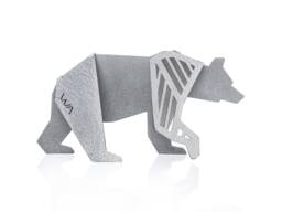 Mama Bear - Contemporary Sculpture. Geometric Bear Figurine. Abstract Bear, Christmas Gift For Mom - thumbnail 1