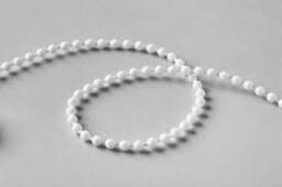 White Roman/Roller/Vertical Blind Control Chain With Free Connector - thumbnail 1