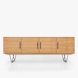 Mid-Century Sideboard, Dresser, Commode, Credenza Made Of Oak Vaneer - Livlo D-S08 - thumbnail 2