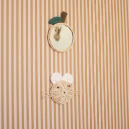 Small Rattan Apple Mirror Child's Baby & Kids Room Decoration Fruit Decor - Atelier Solelh - thumbnail 2