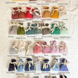 Personalized Dog Stocking, Linen Family Christmas Gift With Embroidery, Handmade Holiday Xmas Pet Home_1022 - thumbnail 3