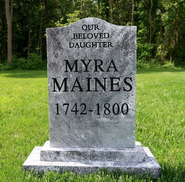 Myra Maines Silly Clever Halloween Tombstone Prop - image 1