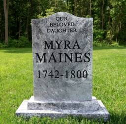 Myra Maines Silly Clever Halloween Tombstone Prop - thumbnail 1