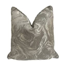 Clarke & - Lavico Pewter Stunning Designer Cushion Cover Home D??cor Throw Pillow - thumbnail 1