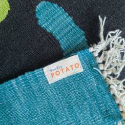 Handwoven Wool Kilim Rug - Modern Earth Tones, Turkish Design - thumbnail 3
