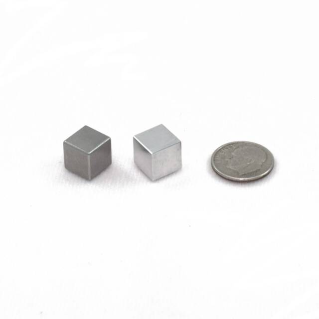 Aluminum & Tungsten Cube - 1 Centimeter - image 1