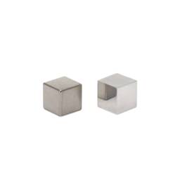 Aluminum & Tungsten Cube - 1 Centimeter - thumbnail 2