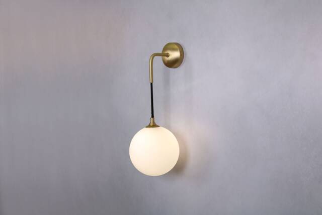 Desgin Wall Lighting - Brass Globe Lamp Vanity Light Fixture, Sconce, Lamp, , Small - image 1