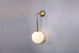Desgin Wall Lighting - Brass Globe Lamp Vanity Light Fixture, Sconce, Lamp, , Small