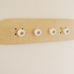 Gifts For Skateboarders - Skateboard Coat Rack Boys Birthday Party Decorate It Yourself - thumbnail 3