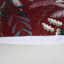 Cushion Cover in Laura Ashley Christmas Deep Red Robin 16 - thumbnail 2