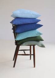 Softened Linen Pillow Cover Handmade Throw Case - thumbnail 1
