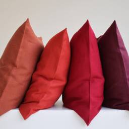 Softened Linen Pillow Cover Handmade Throw Case - thumbnail 3