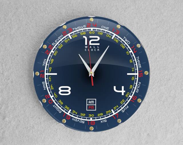 United States Army Wall Clock Chronometer Style, Quiet Wall Clock, Analog Large Silent 24-Hour Gift Father - image 1