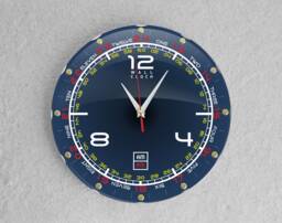 United States Army Wall Clock Chronometer Style, Quiet Wall Clock, Analog Large Silent 24-Hour Gift Father