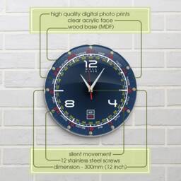 United States Army Wall Clock Chronometer Style, Quiet Wall Clock, Analog Large Silent 24-Hour Gift Father - thumbnail 3