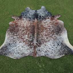 Cowhide Rugs-Genuine Rug Brown & White-Luxury Cow Skin Rug-Large Rug-Brazilian Area Rug - Western Decor - thumbnail 3