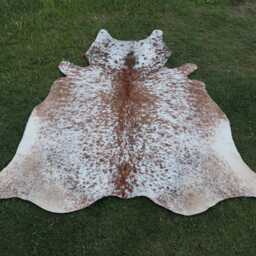 Cowhide Rugs-Genuine Rug Brown & White-Luxury Cow Skin Rug-Large Rug-Brazilian Area Rug - Western Decor - thumbnail 2