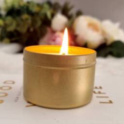 Vegan Christmas Candle Box UK, Gingerbread Soy Wax Candle, Handmade Eco Festive Scented Sustainable Xmas Gift UK - thumbnail 3