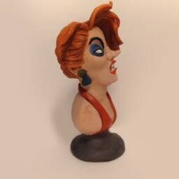 The Rescuers - Madame Medusa. Handmade Polymer Clay Action Figure. Unique Collectible - thumbnail 2