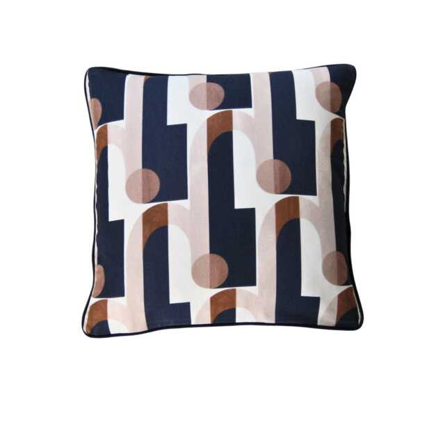 Geometric Cotton Pillow Cover John Lewis Arcade Design - image 1