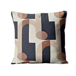 Geometric Cotton Pillow Cover John Lewis Arcade Design - thumbnail 2
