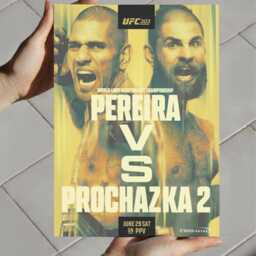 Ufc 303 Poster Pereira Vs Proch??zka Ii - Mma Wall Art - thumbnail 2