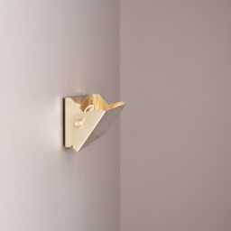 Handmade Solid Brass Charlotte Wall Sconce, Modern Minimalist Geometric Lamp, Adjustable Industrial Light Fixture - thumbnail 3