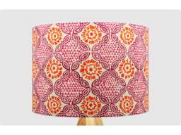 Pink Orange Indian Lampshade, Table Floor Lamp/Ceiling Pendant Small Medium Large 15cm 20cm 25cm 30cm 35cm 40cm Fabric Drum Light Shade