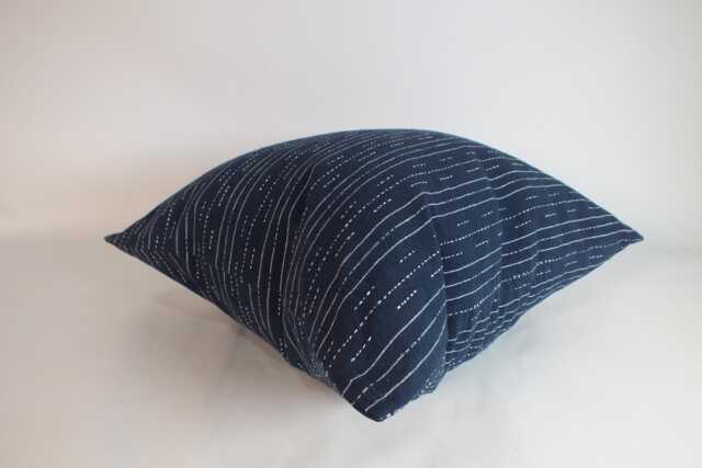 Dark Blue Pillow Case Striped Pillow Decorative Cushion Cover Throw Pillows Home Decor Beanbags - image 1