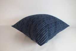 Dark Blue Pillow Case Striped Pillow Decorative Cushion Cover Throw Pillows Home Decor Beanbags - thumbnail 1
