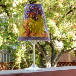Lampshade For Wine Glass Sparkling Grapes - thumbnail 4
