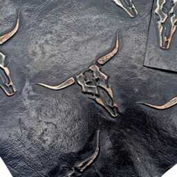 Cowboy Tool Embossed Genuine Leather Bench - Genuine Tooled Available in 4 Options Fpb - thumbnail 4
